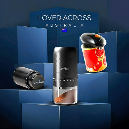 Smart Kitchen Upgrade Bundle : Coffee Grinder + Wine Preserver + Electric Can Opener